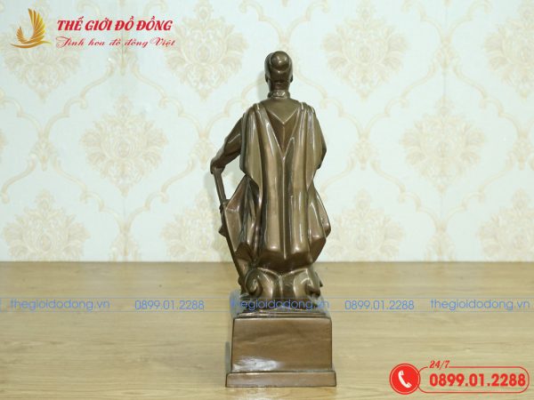 tượng Trần Hưng Đạo khảm tam khí cao 40cm - 02