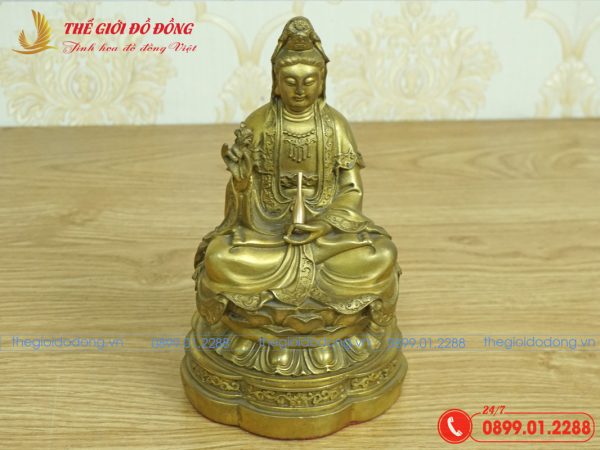 tượng phật bồ tát cao 20cm - 06