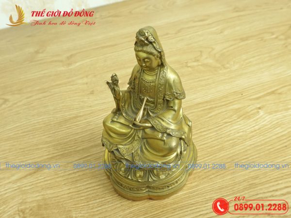 tượng phật bồ tát cao 20cm - 09